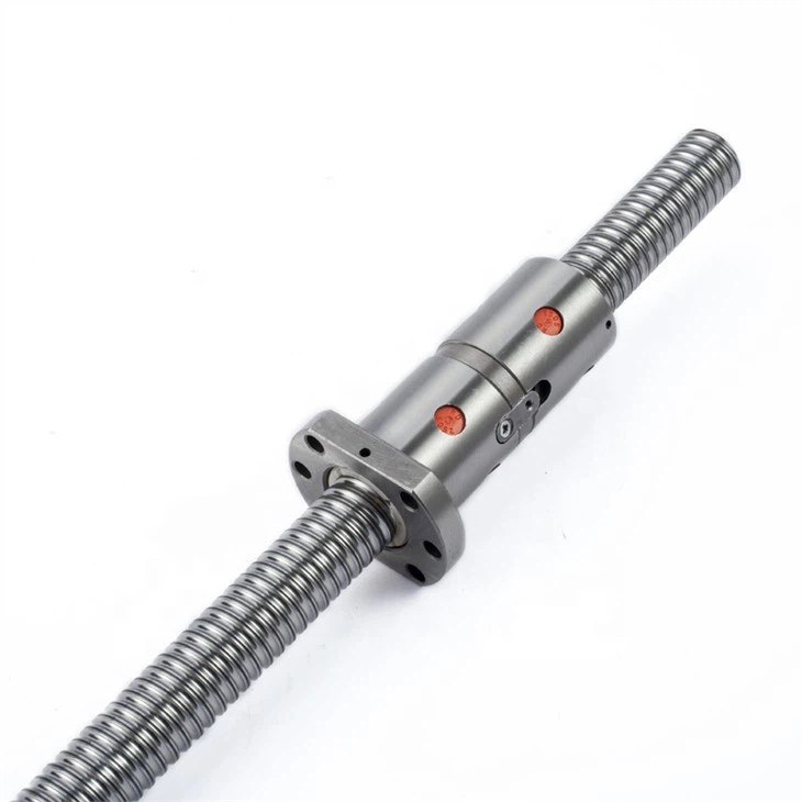 Aluminum Double Spindle 1605 Rolled Ball Screw Nut Assembly